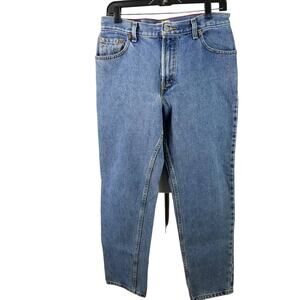 Levi's 550 Relaxed Tapered High Rise Blue Denim Vintage Jeans 10 M